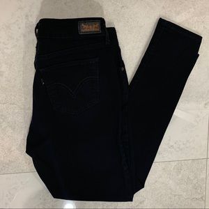 Levi’s Denim Leggings Pants Black Sz 12 Jeans